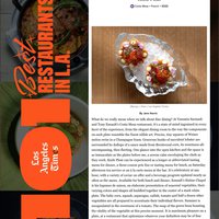 It’s always an honor to be included in @latimesfoo